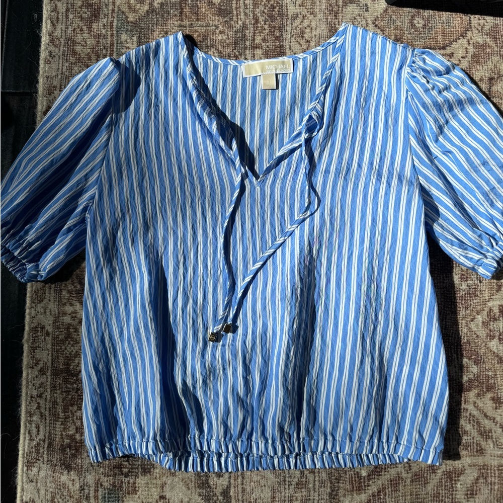 Michael Kors Pinstriped Top